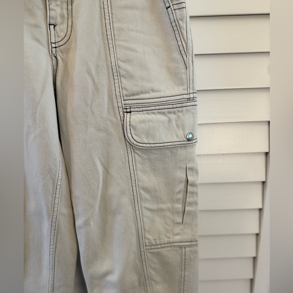 BDG Women’s Off White Relaxed Skate Jean Size 24 - Picture 7 of 10